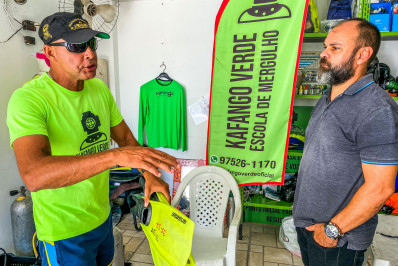 Secretário de Defesa Civil de Belford Roxo visita projeto ecossocial Kafango Verde