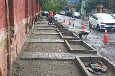 Prefeitura de Mesquita revitaliza rua no Alto Uruguai