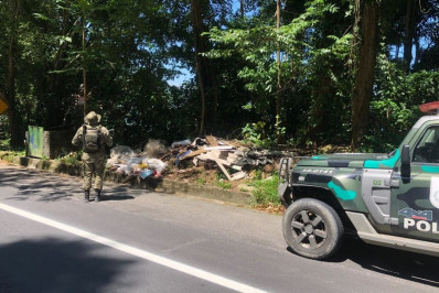 Polícia Ambiental encontra 