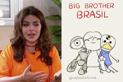 Ilustradora do 'BBB 23' é acusada de racismo na web ao comparar homem negro a bandido