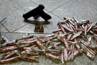 Polícia Militar prende homem e apreende arma e drogas na Ilha do Governador