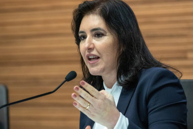 Baixo crescimento aflige, diz Tebet, em carta lida durante seminário do BNDES