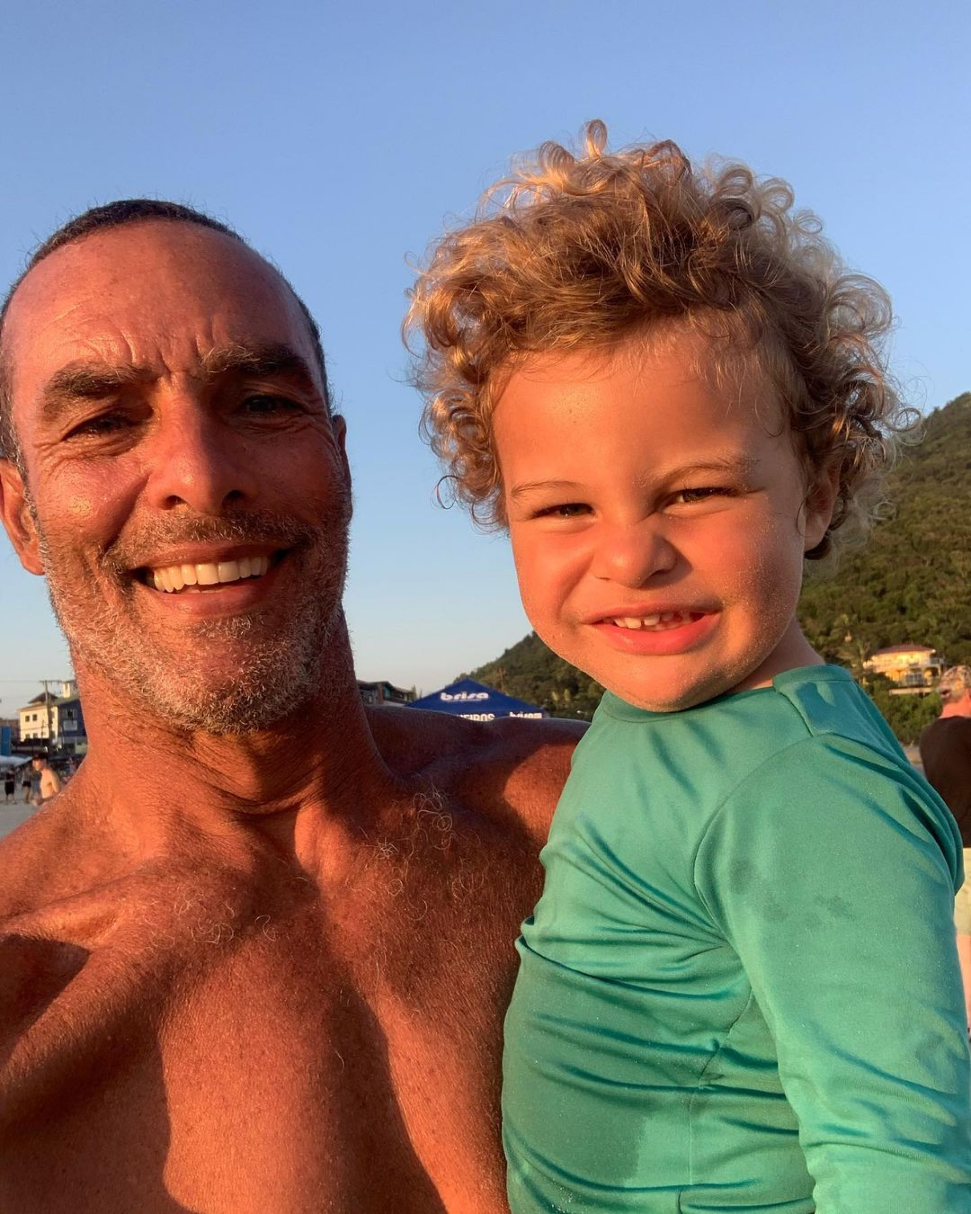 Paulo Zulu e o filho, Kiron, de 1 ano - Reprodução/Instagram