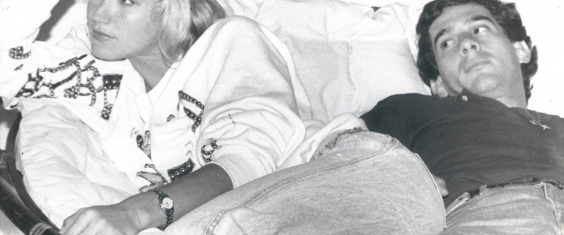 Xuxa e Ayrton Senna  - Arquivo O Dia