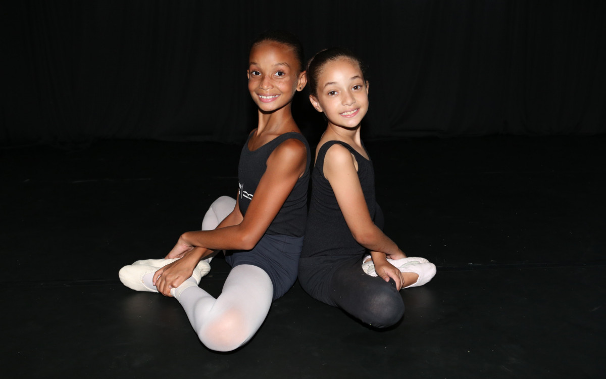 As pequenas pretendem seguir carreira na dança