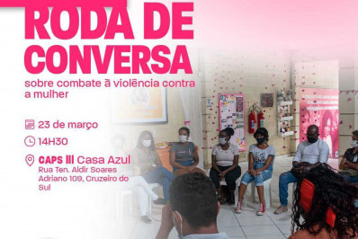 Mesquita promove roda de conversa sobre a violência contra as mulheres