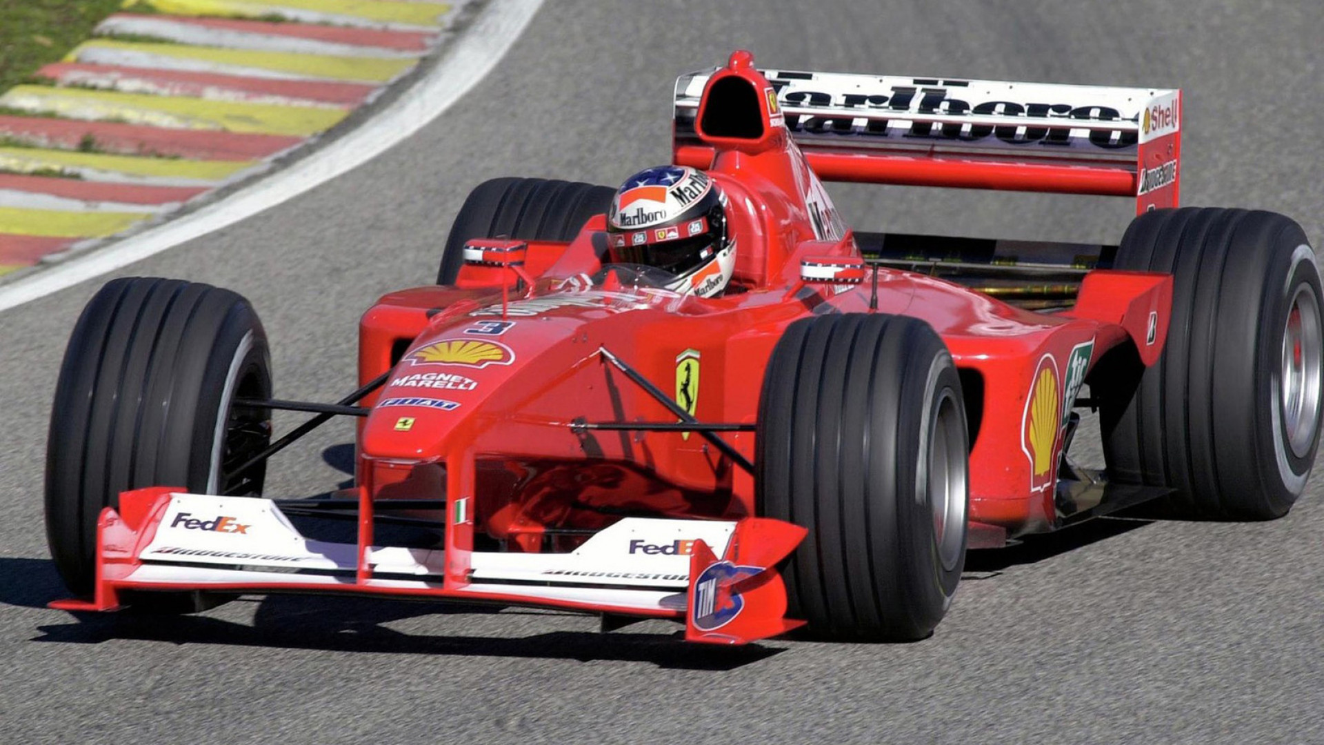 Ferrari Isol Champagne 2000年F1チャンピオン Chassi da Ferrari do título de Schumacher em 2000 irá a leilão