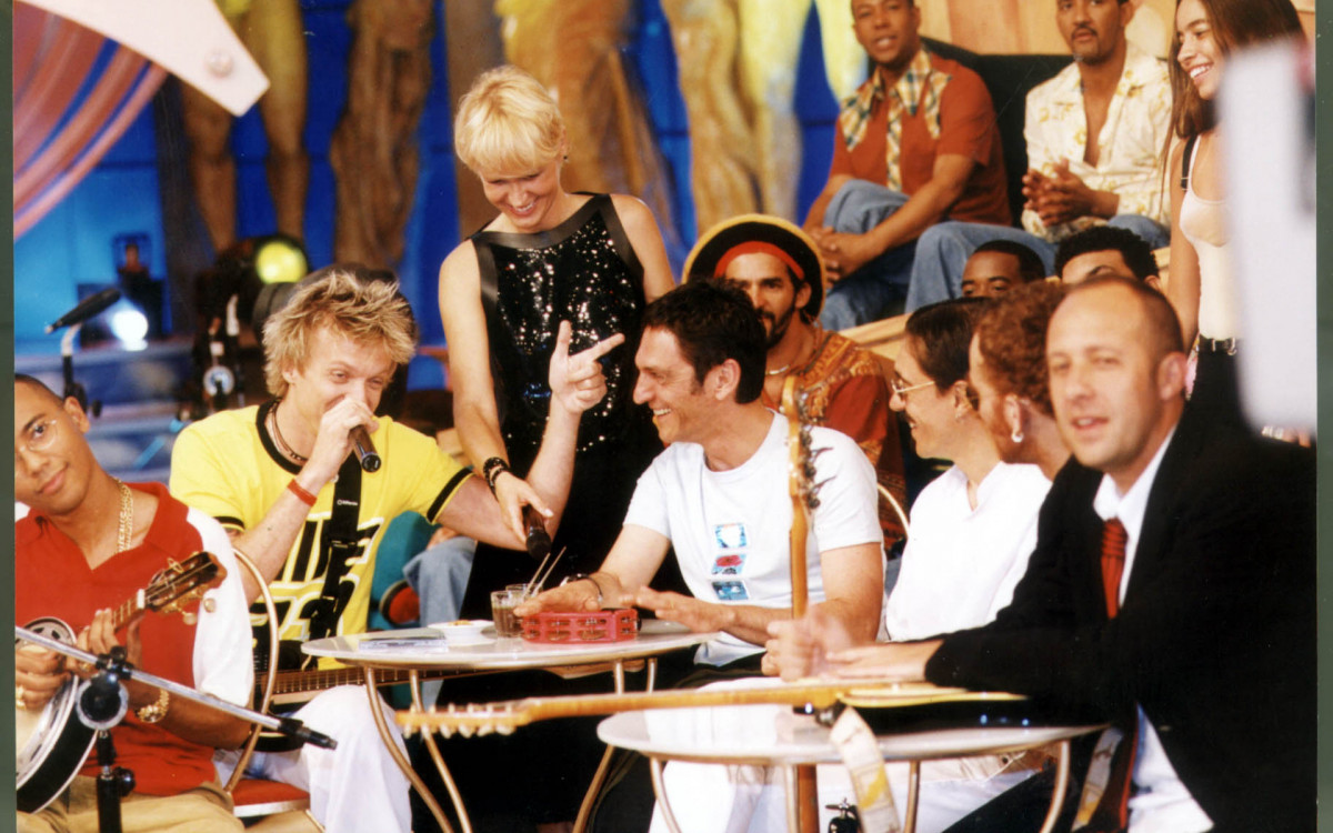 Xuxa recebe convidados em seu programa como Vinny e Dudu Nobre  - Arquivo O Dia