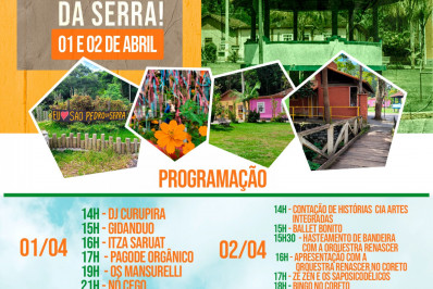 São Pedro da Serra comemora 36 anos com programação para as famílias