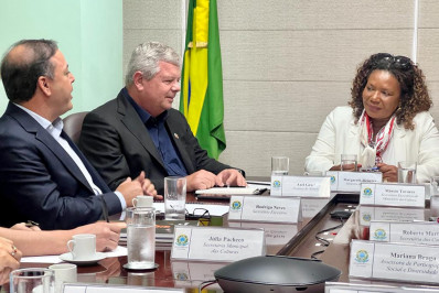 Axel Grael e Rodrigo Neves se reúnem com os ministros de Lula