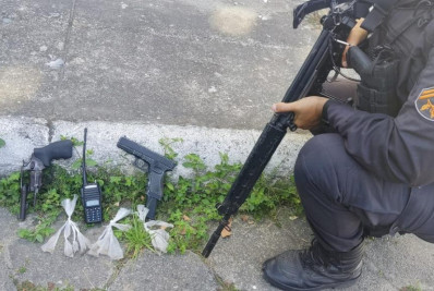 Polícia Militar apreendeu uma enorme quantidade de drogas no MCMV de Inoã