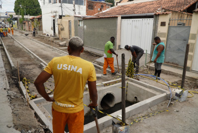 Obras no Mutondo entram em fase final e moradores ficam animados