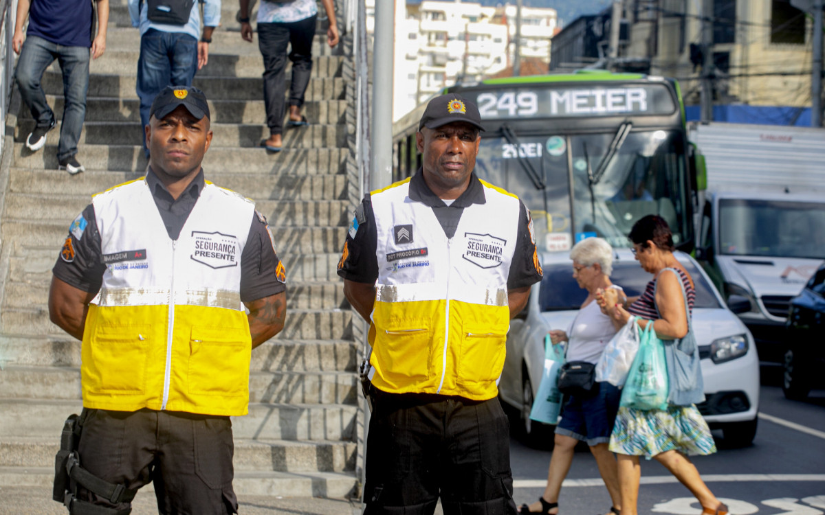 Equipes do Méier Presente reforçam policiamento no bairro - Divulgação