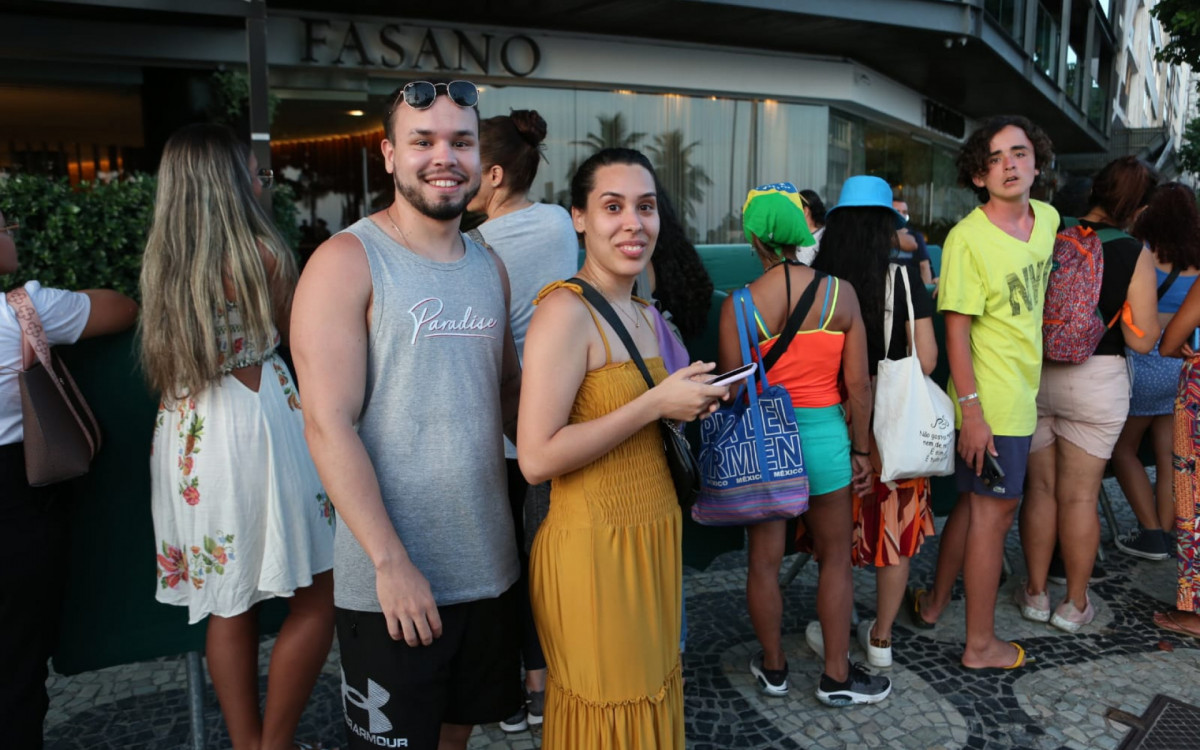 Turistas chegaram de outros estados do Brasil para assistir os shows do Coldplay no Rio - Cleber Mendes / Agência O DIA