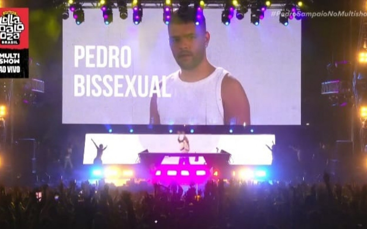 Pedro Sampaio assumiu bissexualidade no Lollapalooza 