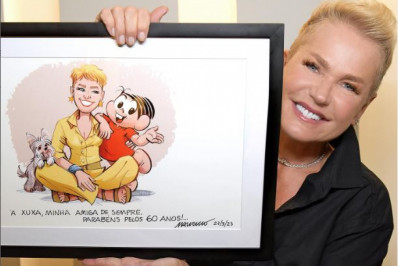 Mônica homenageia Xuxa pelos 60 anos