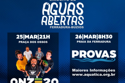 Búzios sedia primeira rodada do Circuito Estadual de Águas Abertas 2023 no próximo domingo