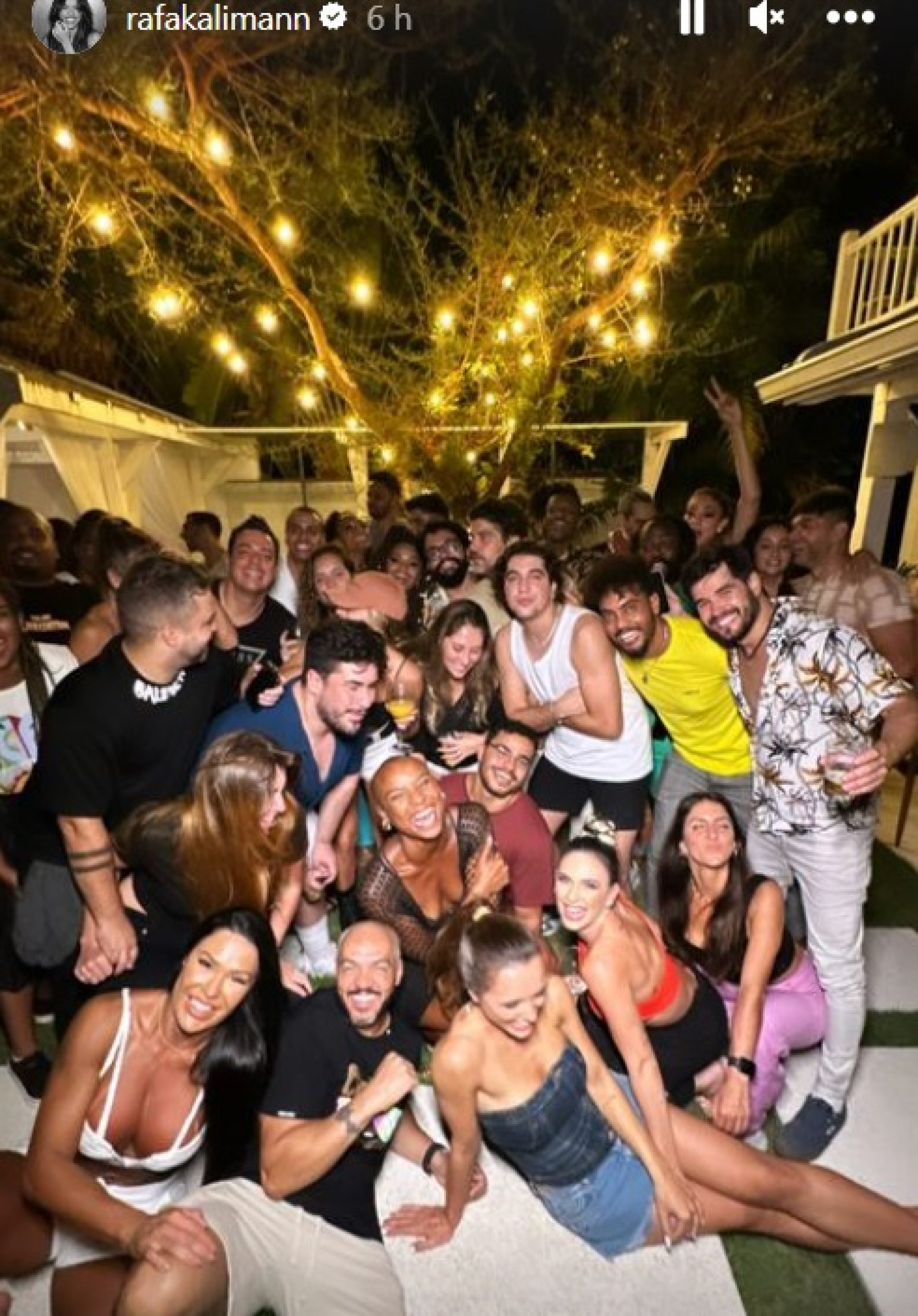 Rafa Kalimann dá festa em sua mansão com a presença dos participantes da 'Dança dos Famosos' - Reprodução Internet