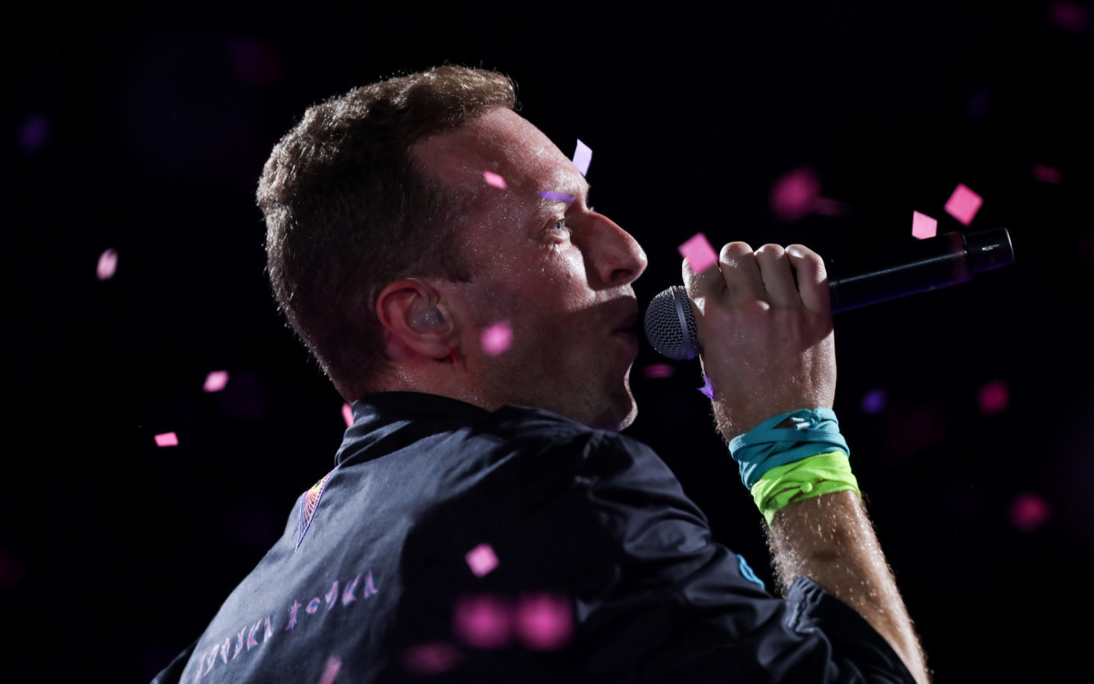Show da banda inglesa Coldplay no est&aacute;dio do Engenh&atilde;o, neste s&aacute;bado (25) no Rio de Janeiro. Foto: Pedro Ivo/ Ag&ecirc;ncia O Dia