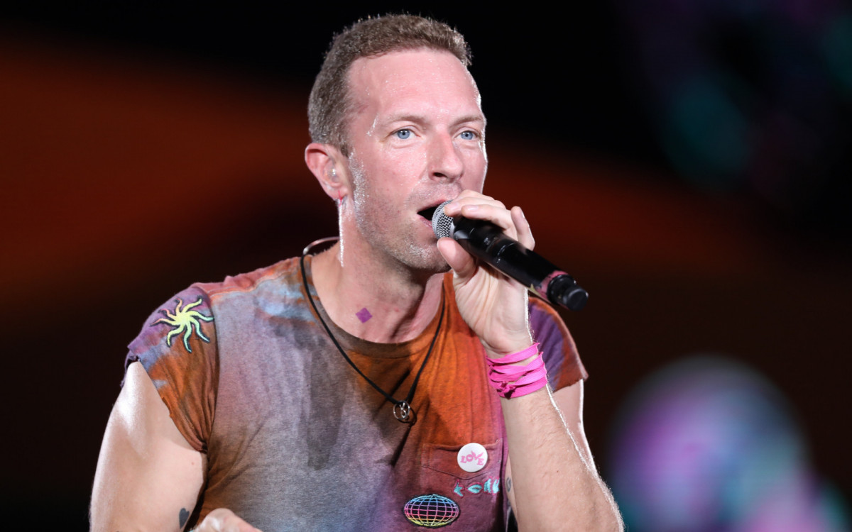 Show da banda inglesa Coldplay no est&aacute;dio do Engenh&atilde;o, neste s&aacute;bado (25) no Rio de Janeiro. Foto: Pedro Ivo/ Ag&ecirc;ncia O Dia