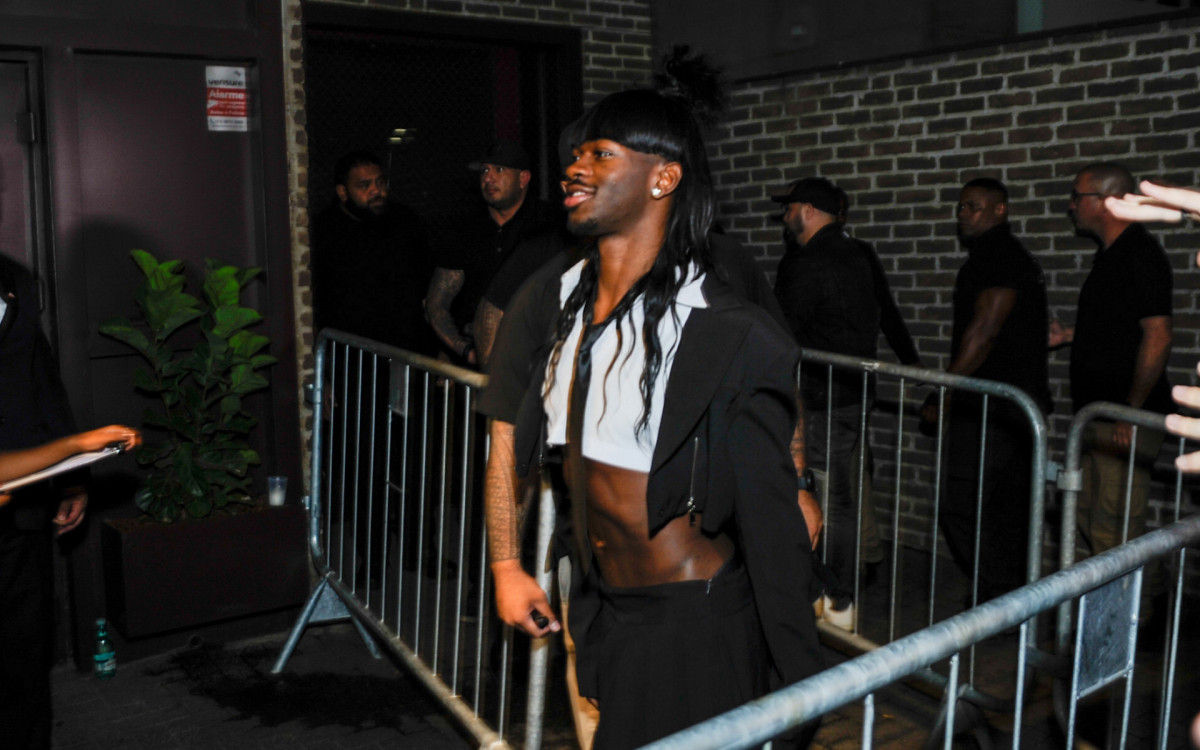 O rapper Lil Nas X tamb&eacute;m esteve no fest&atilde;o de Anitta, em S&atilde;o Paulo