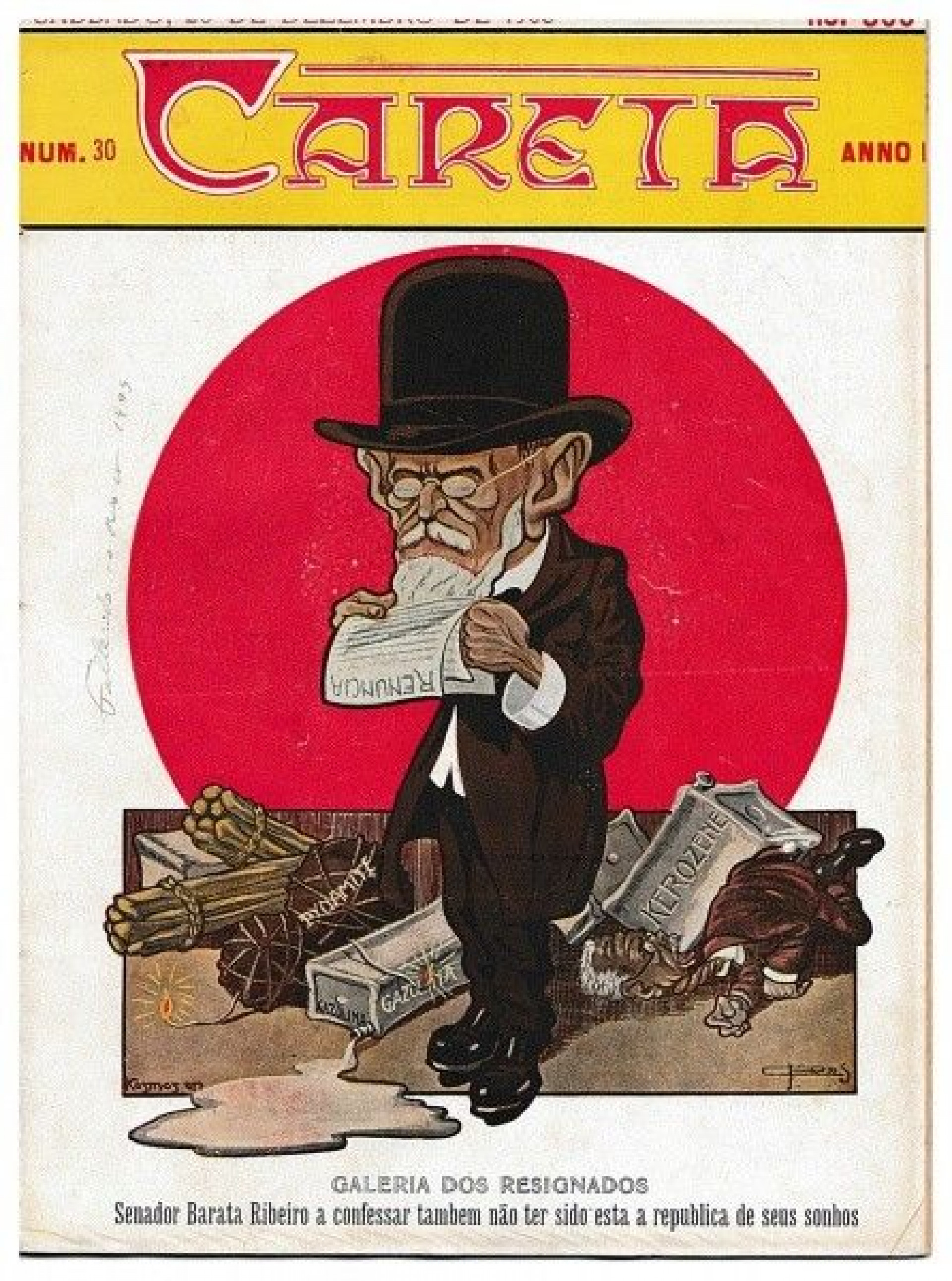 Revista 'Careta' publicada em 1908