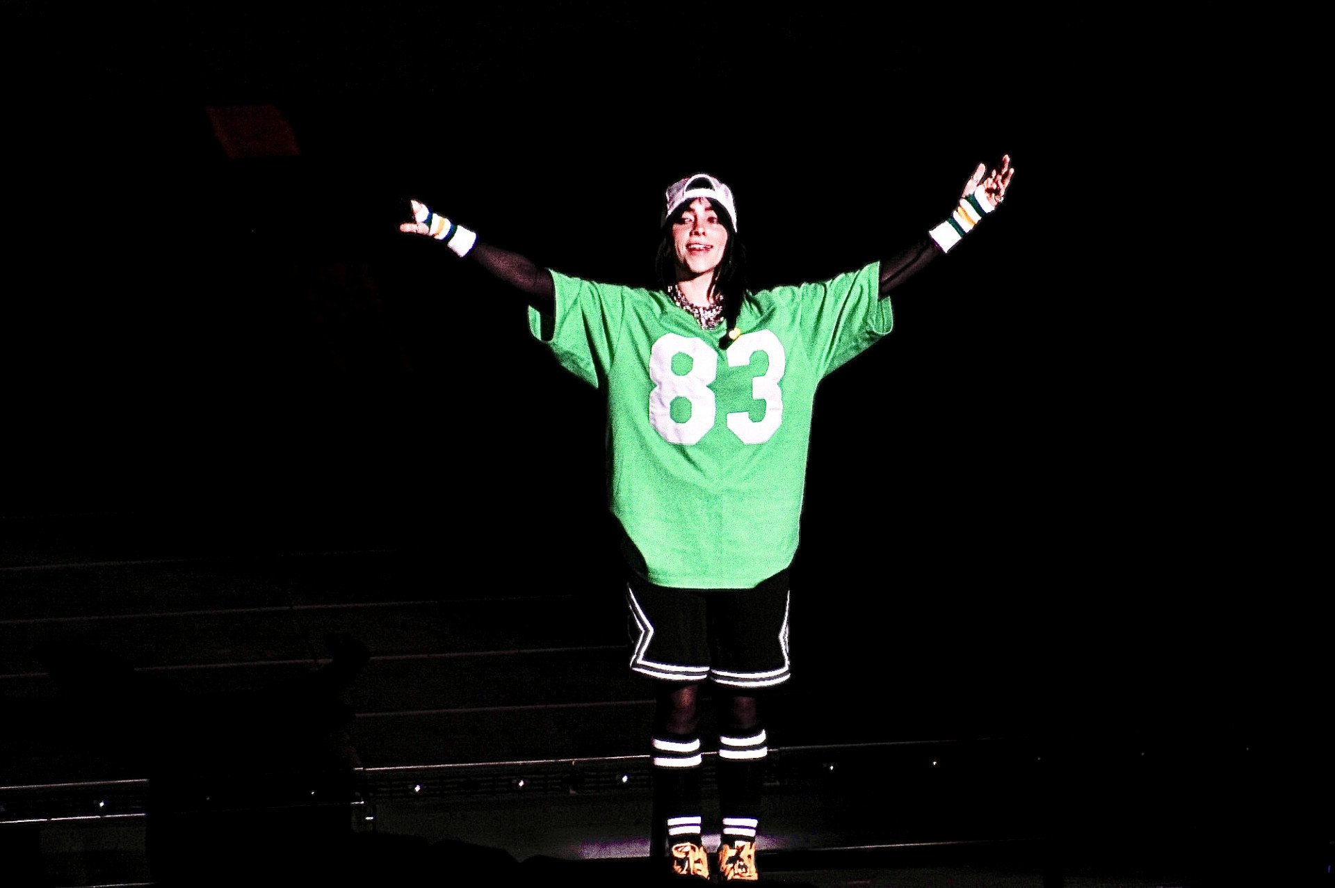 Billie Eilish canta no palco do Lollapalooza - Eduardo Martins / Agnews