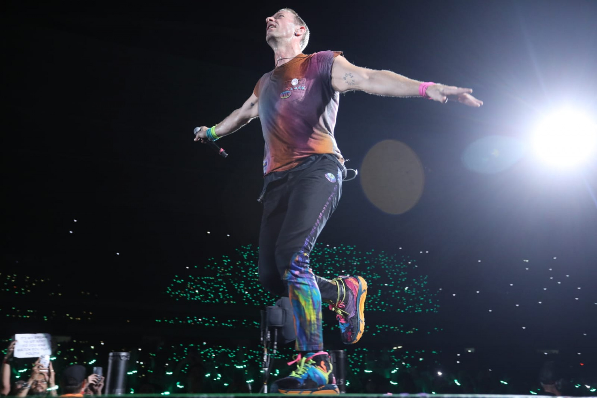 Coldplay realiza show espetacular no Rio de Janeiro, neste sábado (24) - Pedro Ivo / Agência O Dia