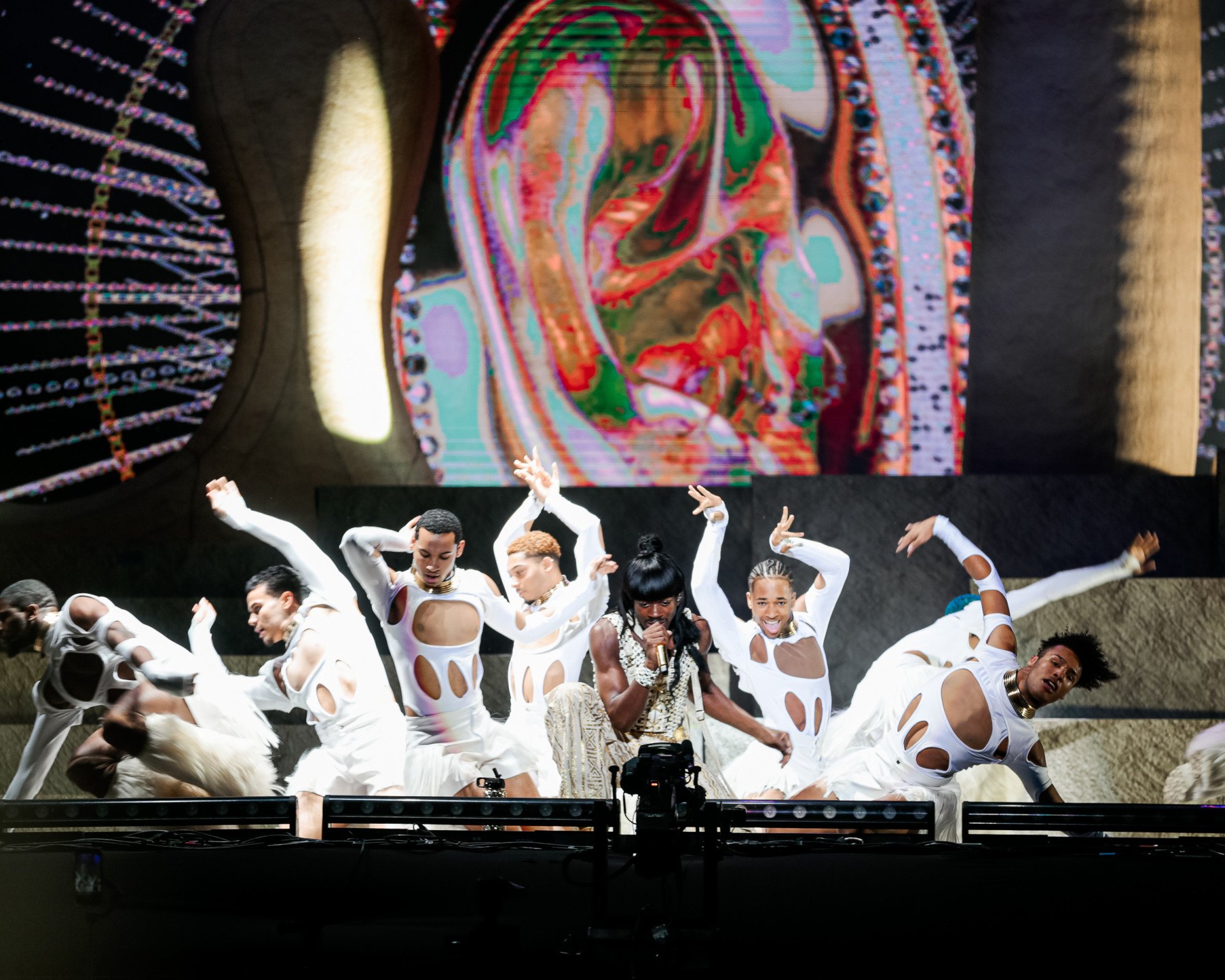 Lil Nas X se apresenta no palco do Lollapalooza - Van Campos/Agnews