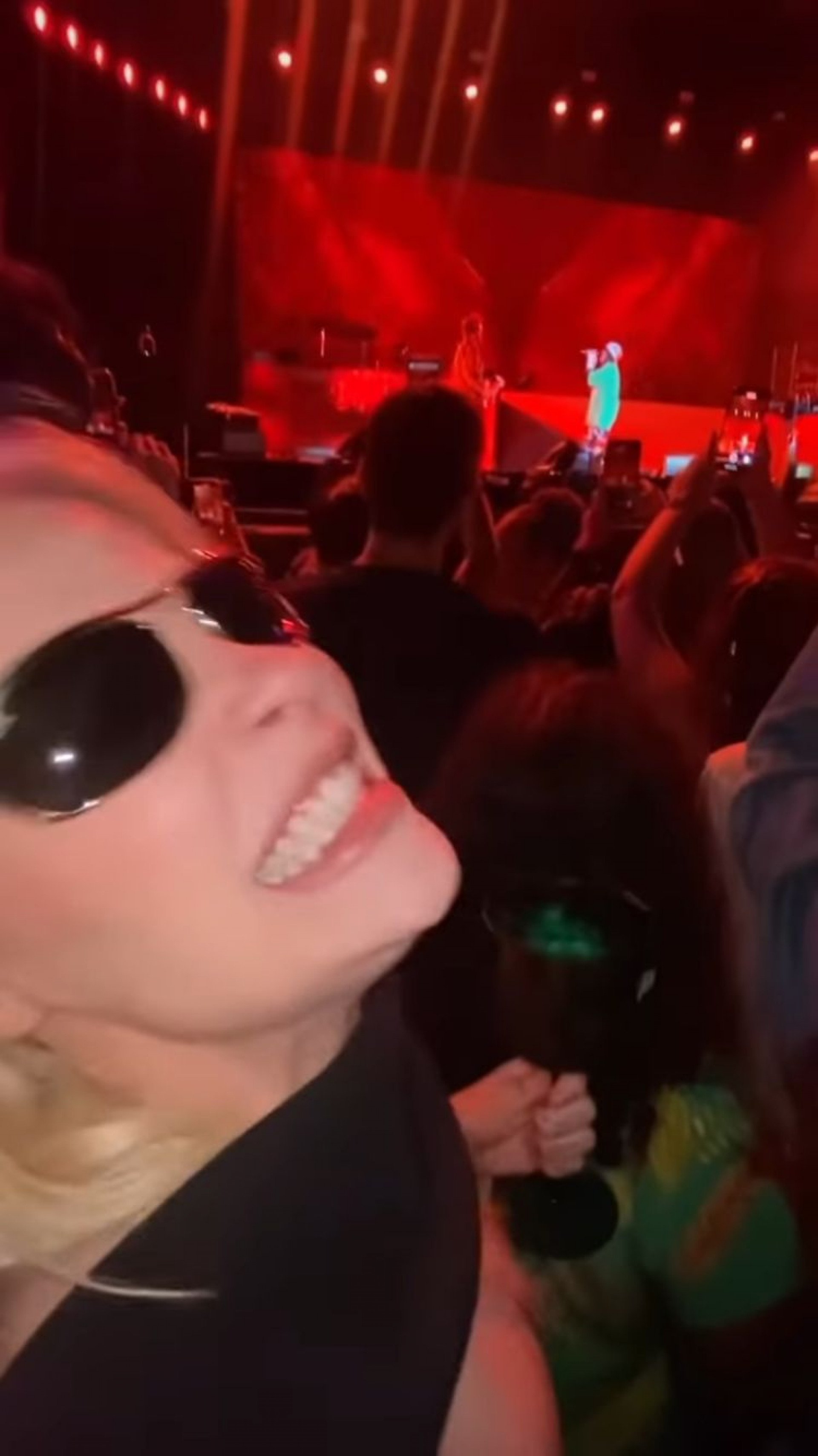 Luísa Sonza assiste show de Billie Eilish na grade - Reprodução / Instagram