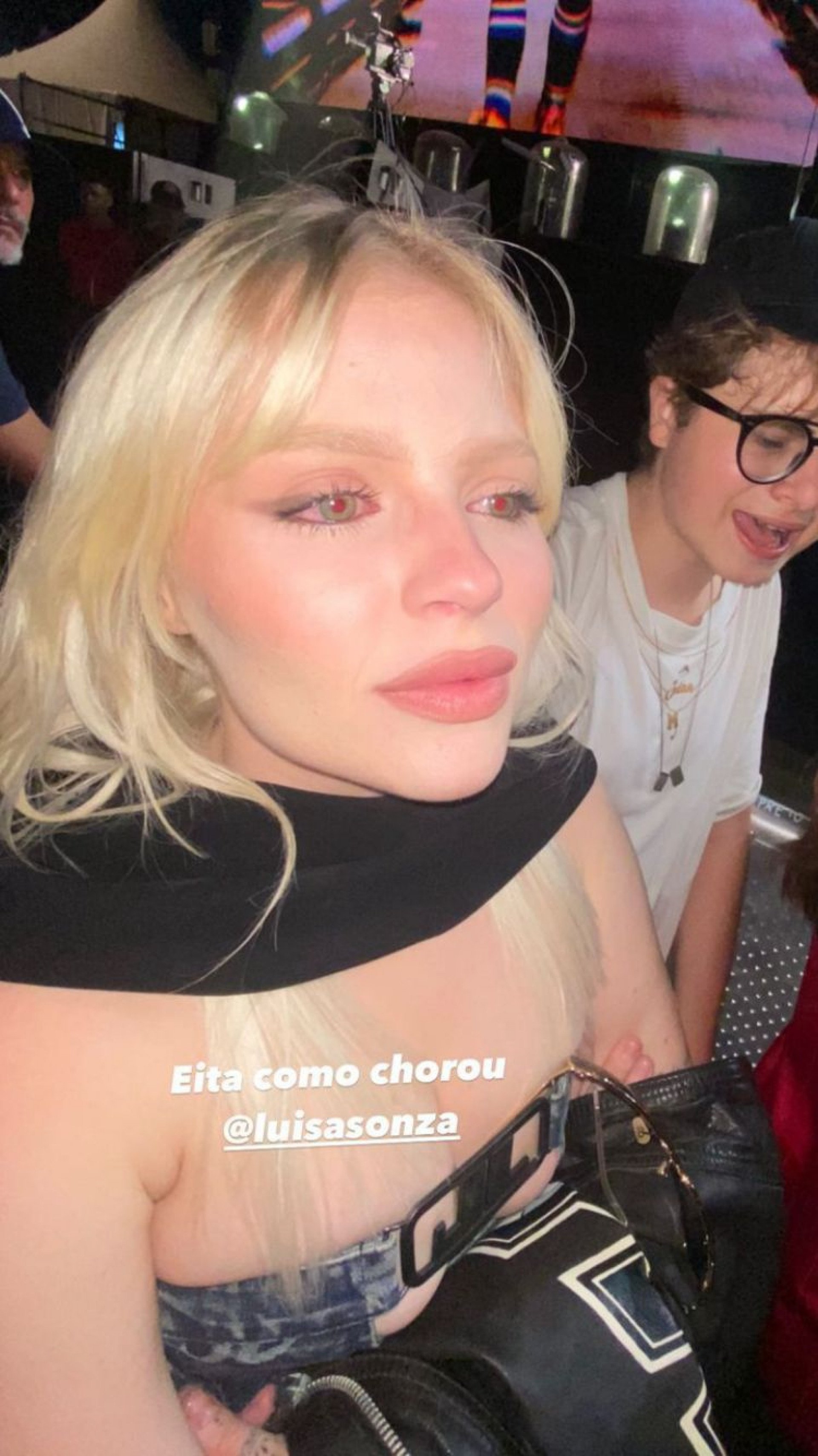 Luísa Sonza assiste show de Billie Eilish na grade - Reprodução / Instagram