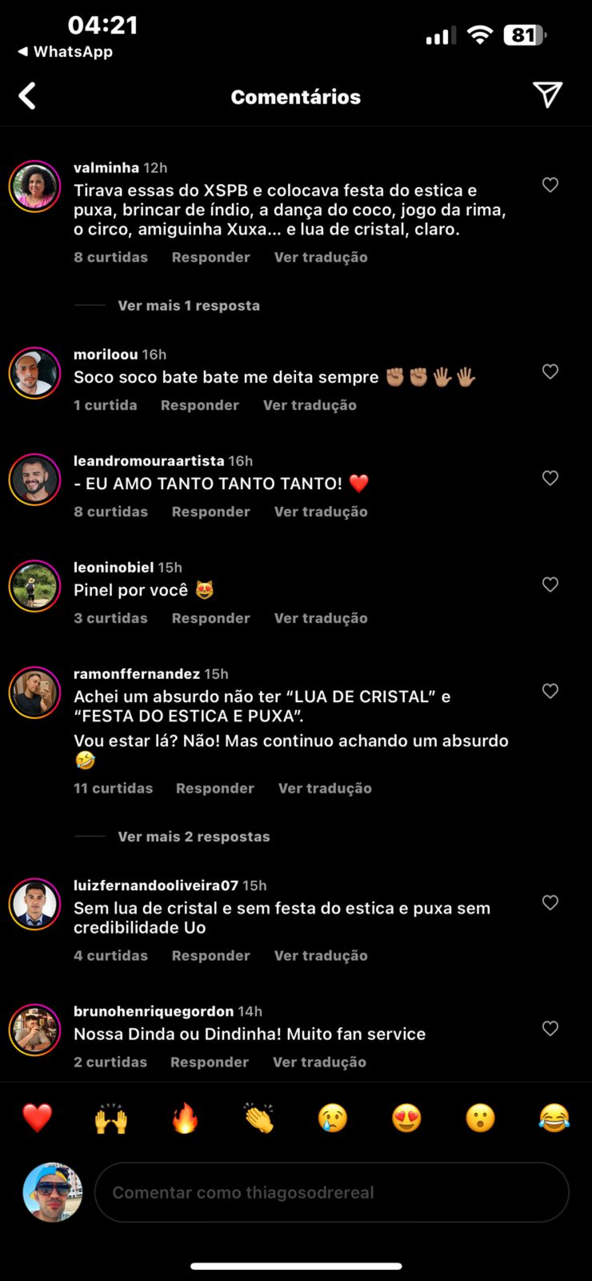 Cmentários da Internet - Foto reprodução internet