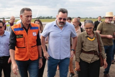 Ministros chegam ao Acre para visitar áreas afetadas por fortes chuvas