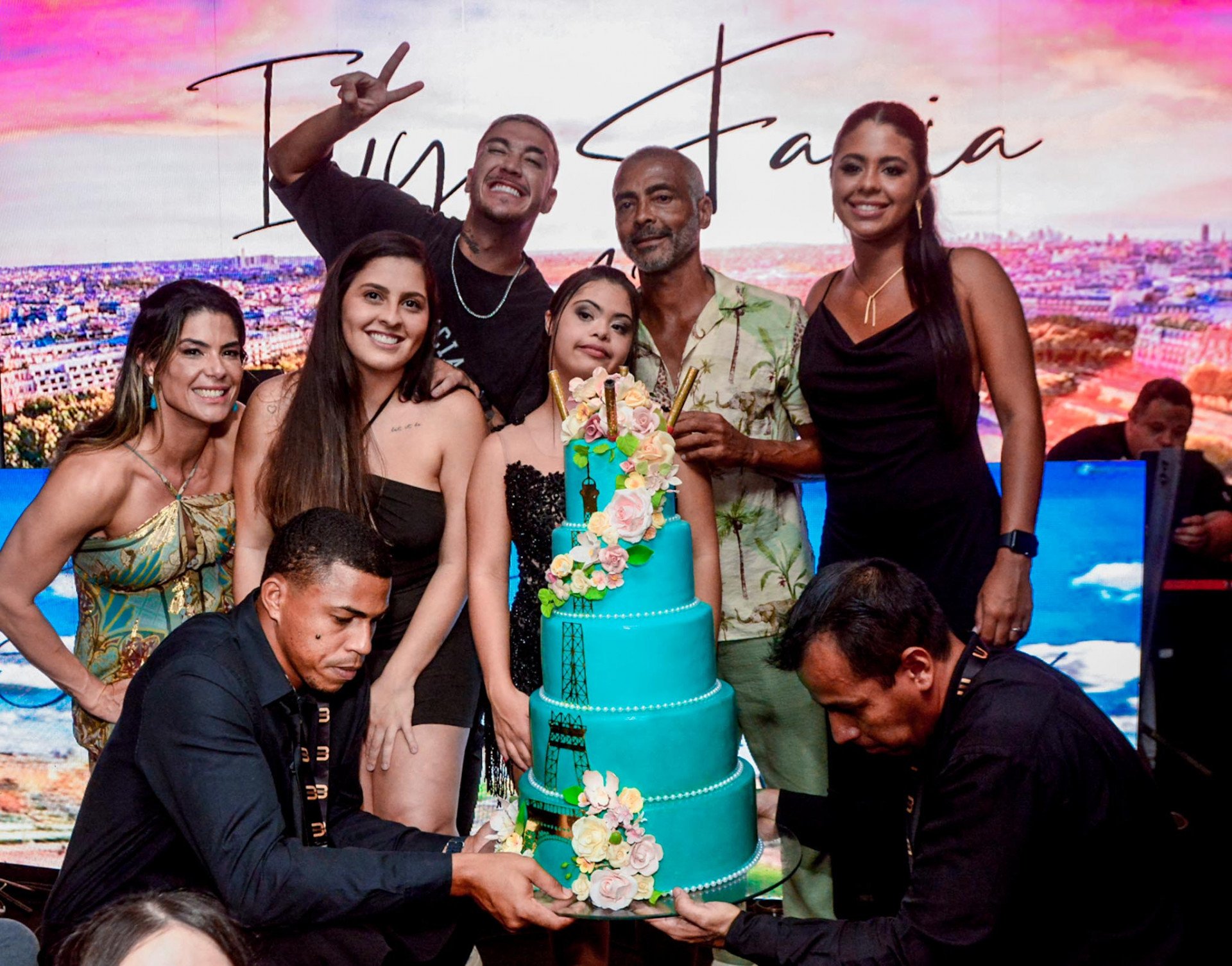 Ivy Faria, filha de Romário, celebra aniversário ao lado de família e amigos - Webert Belicio / Agnews  