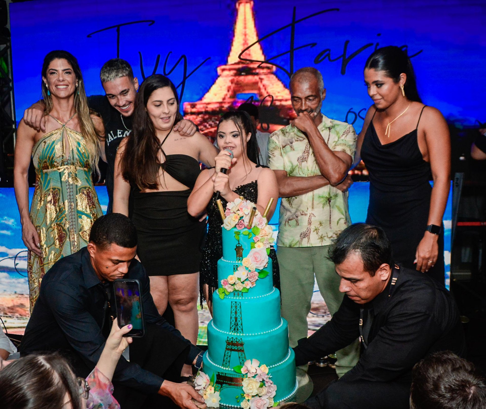 Ivy Faria, filha de Romário, celebra aniversário ao lado de família e amigos - Webert Belicio / Agnews  