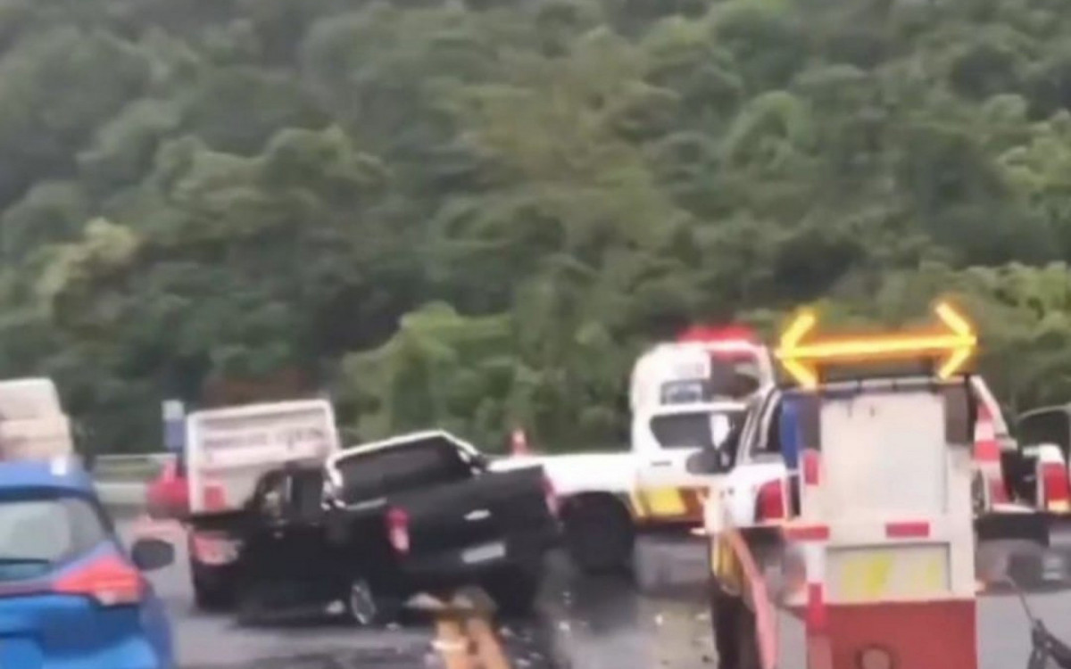 Duas vítimas em estado grave foram removidas para hospital em Mangaratiba
