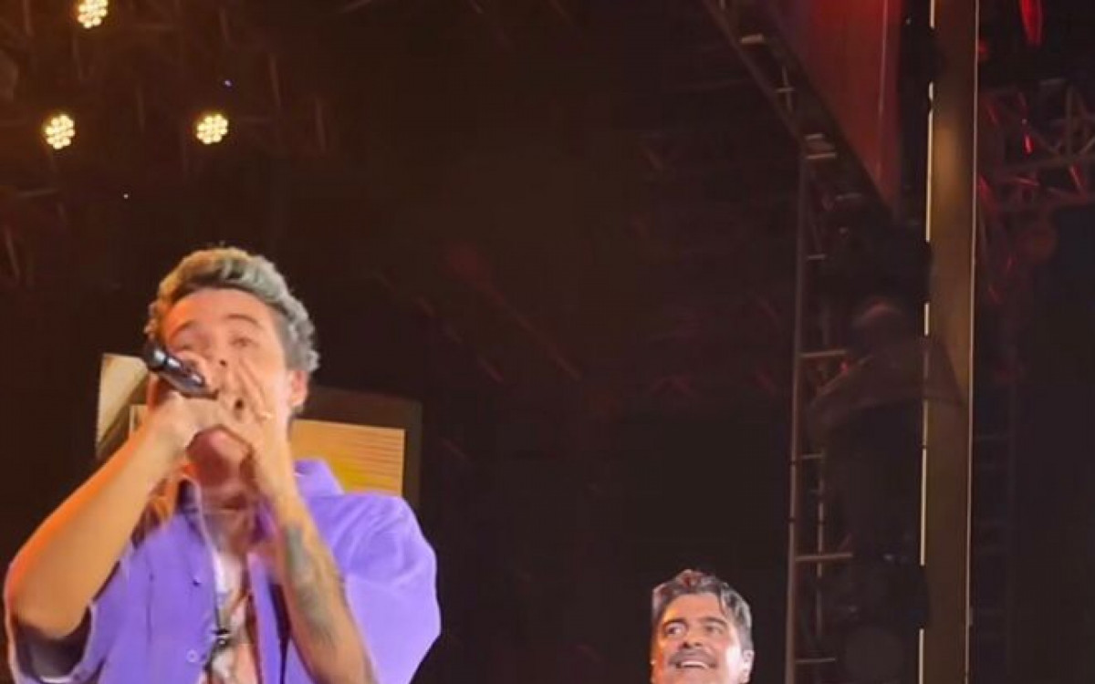 Jo&atilde;o Figueiredo durante &uacute;ltimo dia de festa do Navio da Xuxa