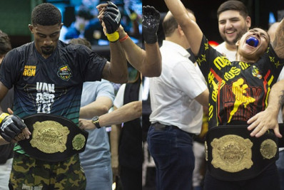 Vanderlei ‘Soul Glo’ e Elora Dana faturam títulos no Jungle Fight 114