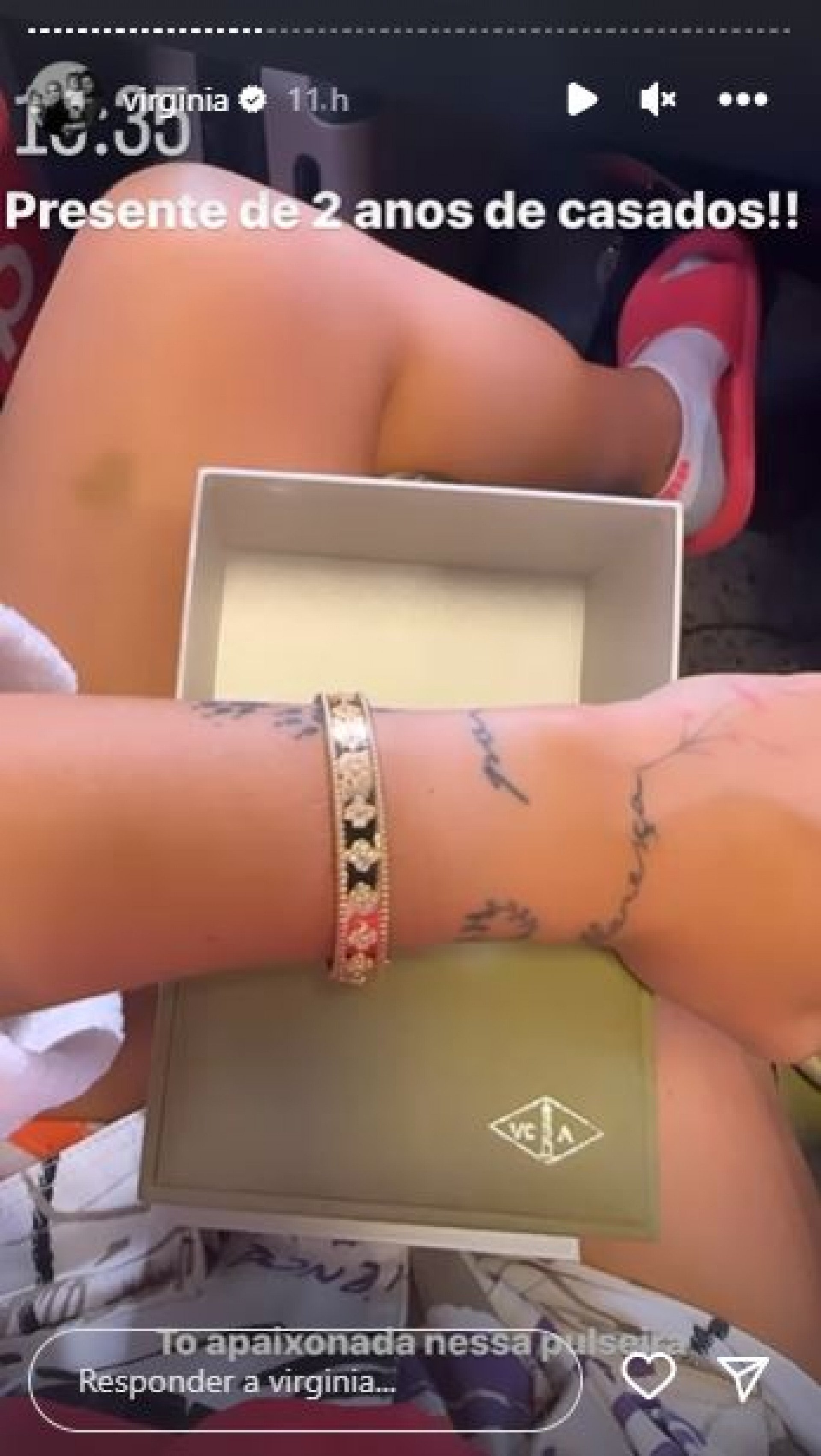 Influenciadora e o cantor comemoraram dois anos de casamento - Reprodução/Instagram