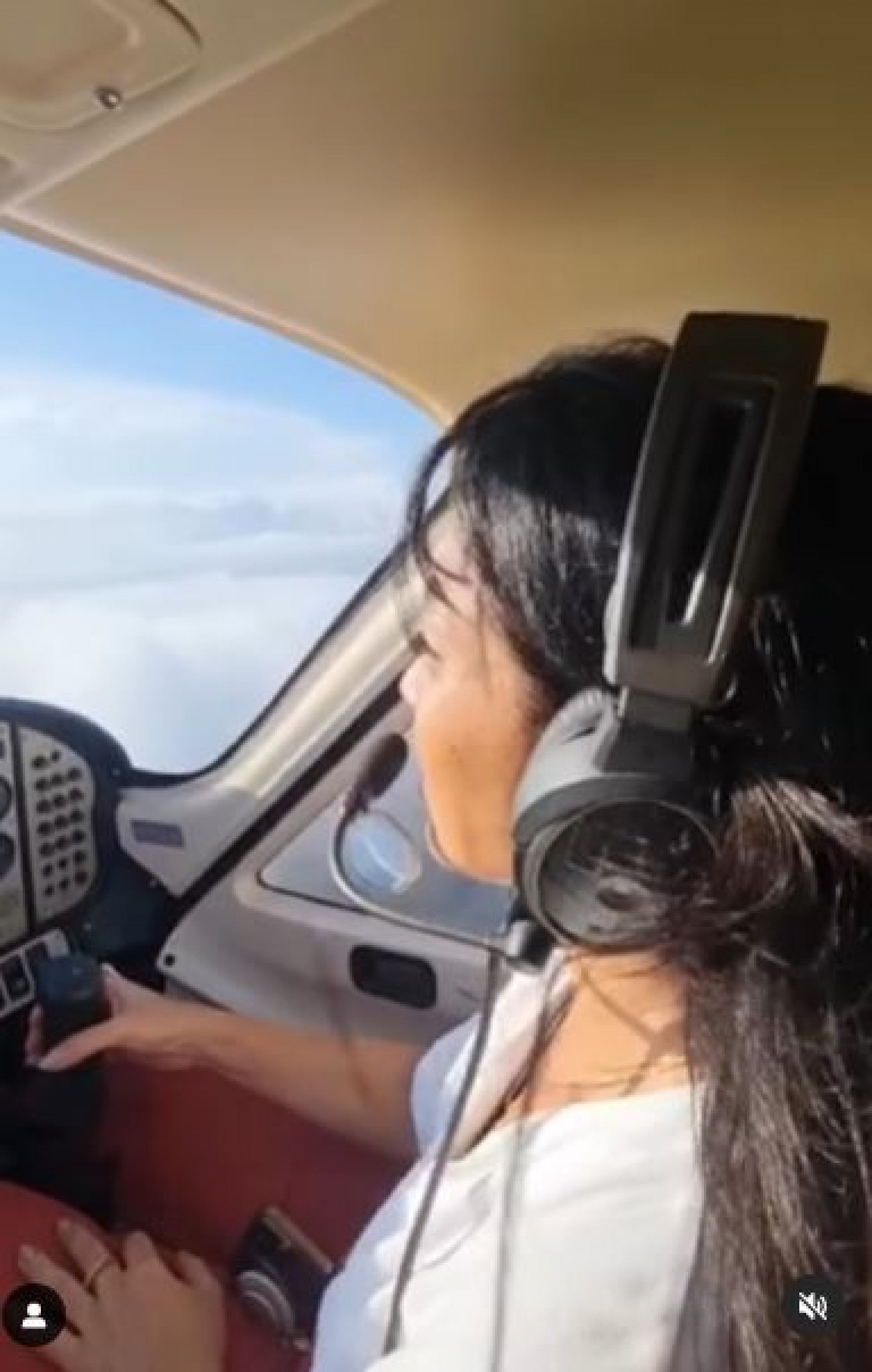 Atores se reencontraram para passeio de avião pilotado por Max - Reprodução/Instagram