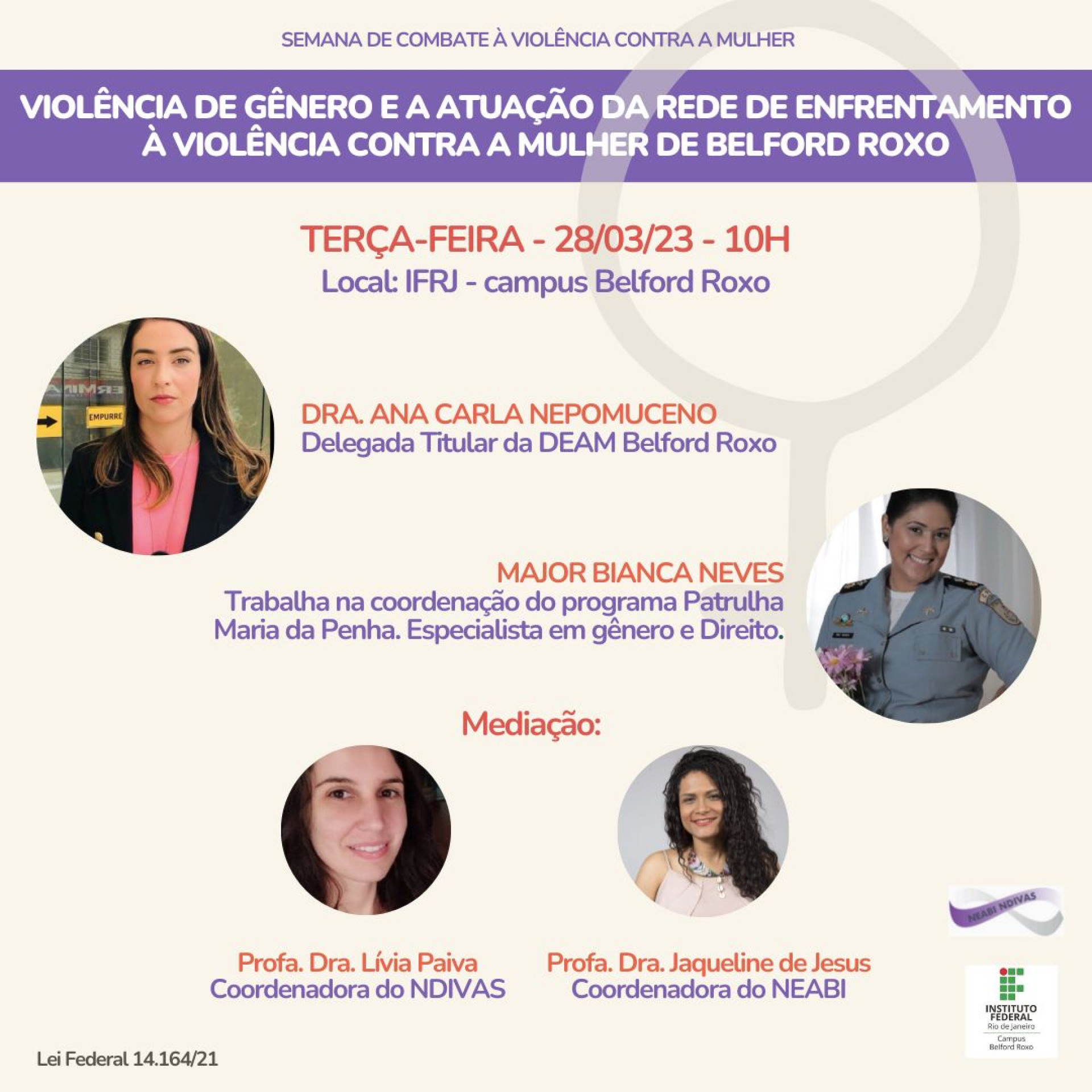 DIA 28/03 - Divulgação / IFRJ