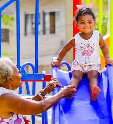 Espaço Baby é inaugurado no parquinho