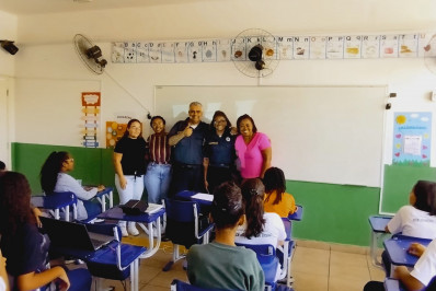 Prefeitura realiza ação de combate às drogas nas escolas municipais