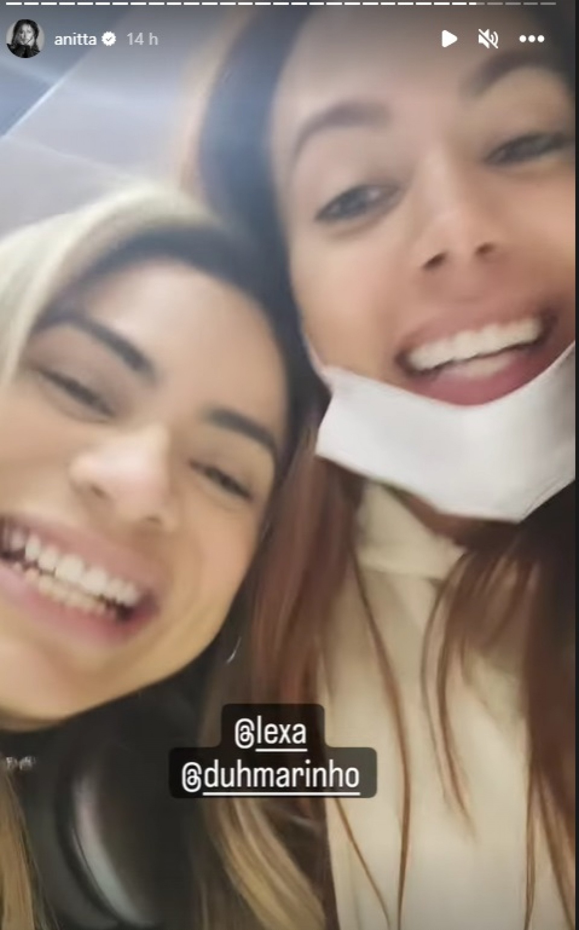 Anitta viaja com Lexa  - Reprodução do Instagram
