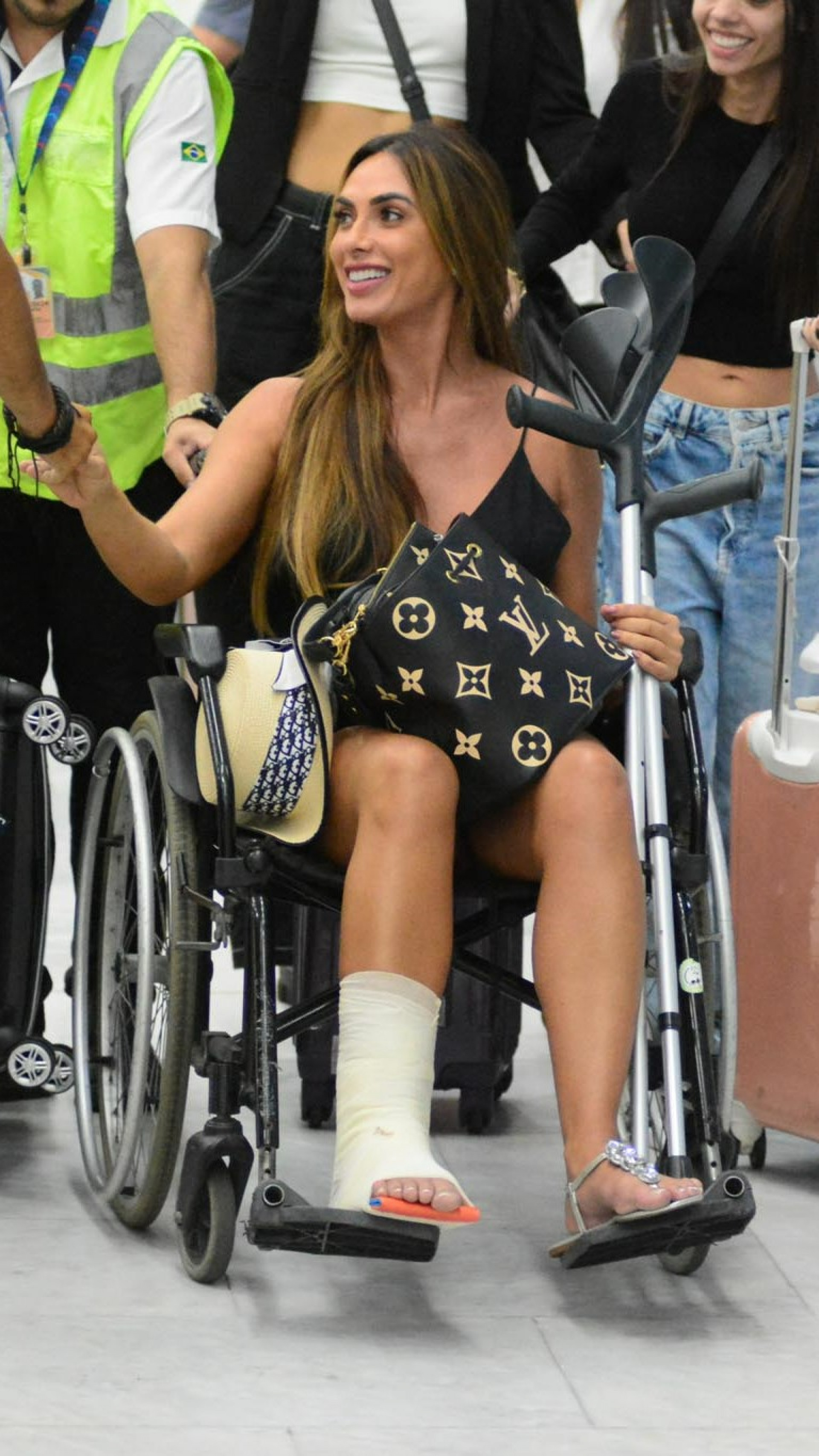 A atriz e modelo Nicole Bahls se machucou neste domingo (26) - Webert Belicio / Agnews  