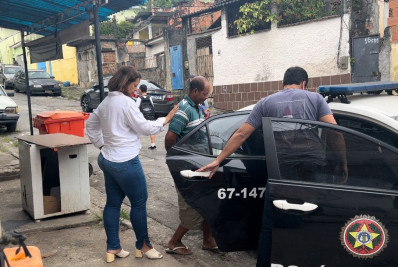 Polícia prende suspeito de atear fogo na própria mulher