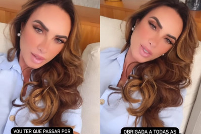 Nicole Bahls é submetida a cirurgia após fraturar o pé no 'Navio da Xuxa'