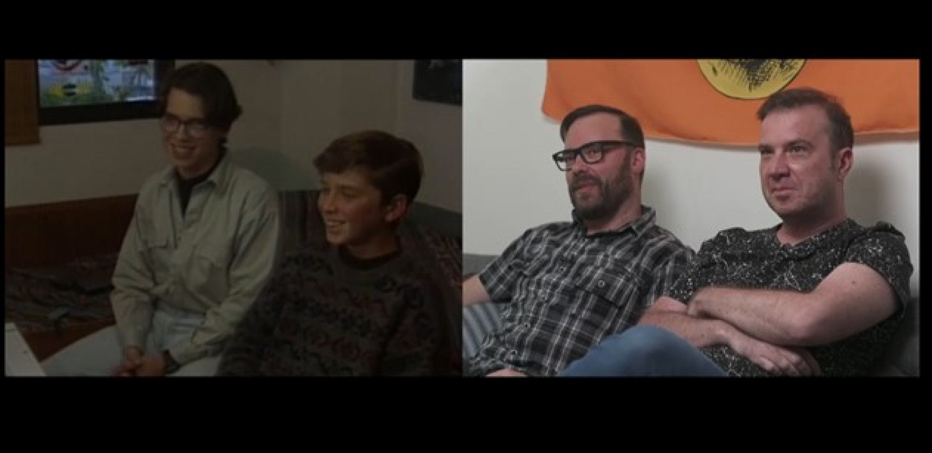 Os irmãos Christhian e Michel Zaharic, participaram do programa em 1991, e retornam, agora em 2023, ainda jogando videogame - Reprodução/Globo