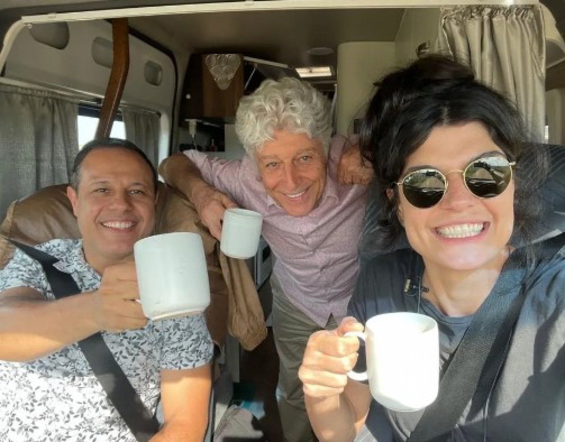 Equipes embarcam em motorhome para ouvir histórias de todo o Brasil - Reprodução/Globo