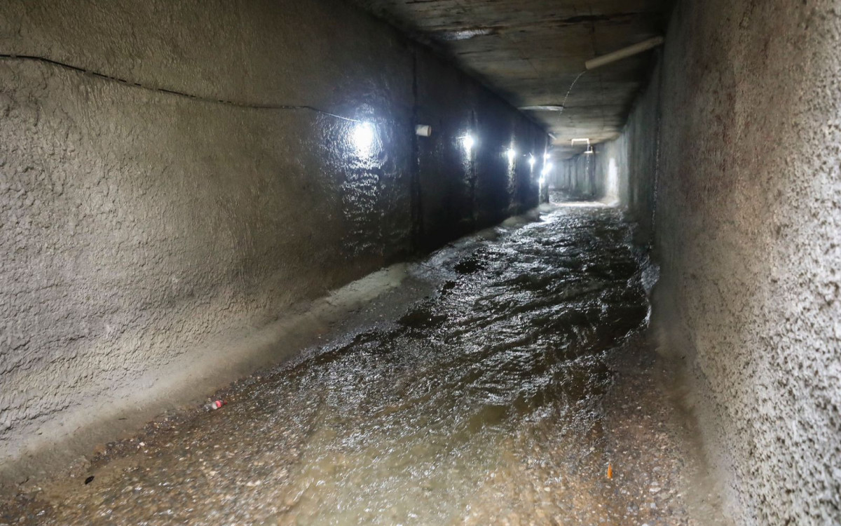 Secretaria de Infraestrutura e Cidades refor&ccedil;ou estrutura da galeria que desvia &aacute;gua para o Rio Piabanha
